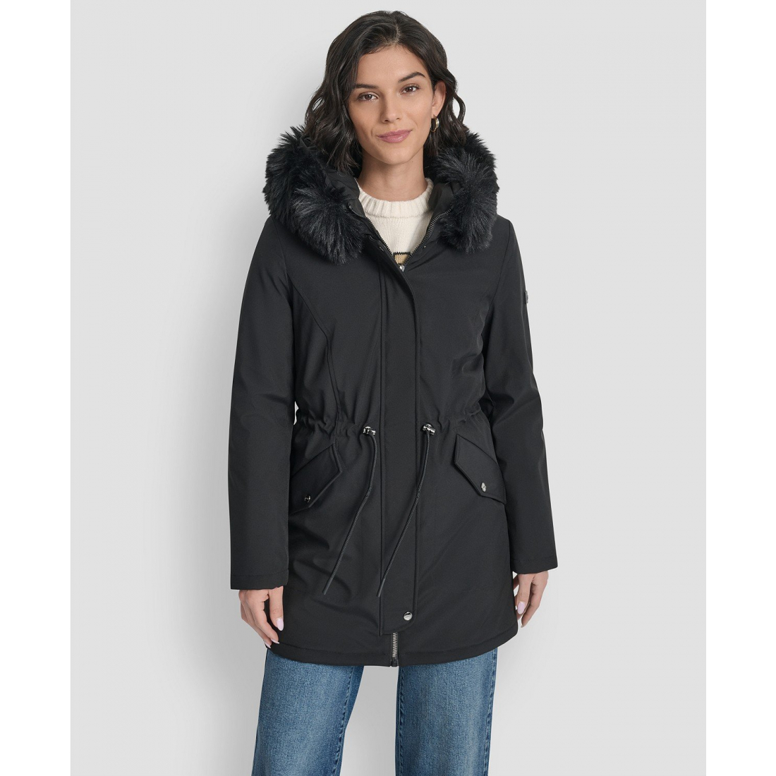 Manteau matelassé 'Trim Hooded Anorak' pour Femmes