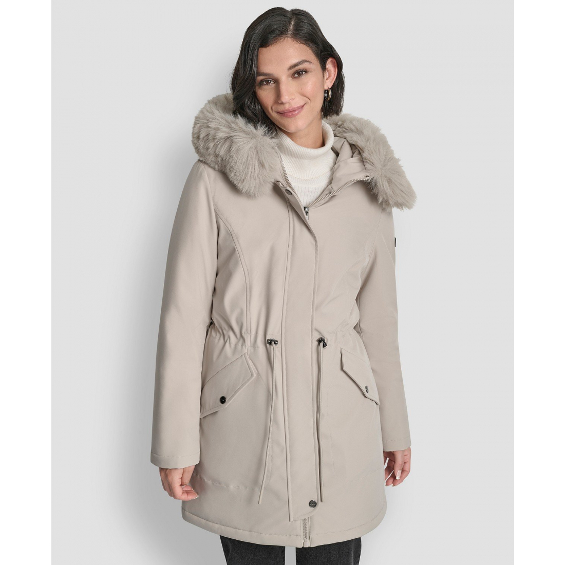 'Trim Hooded Anorak' Puffermantel für Damen