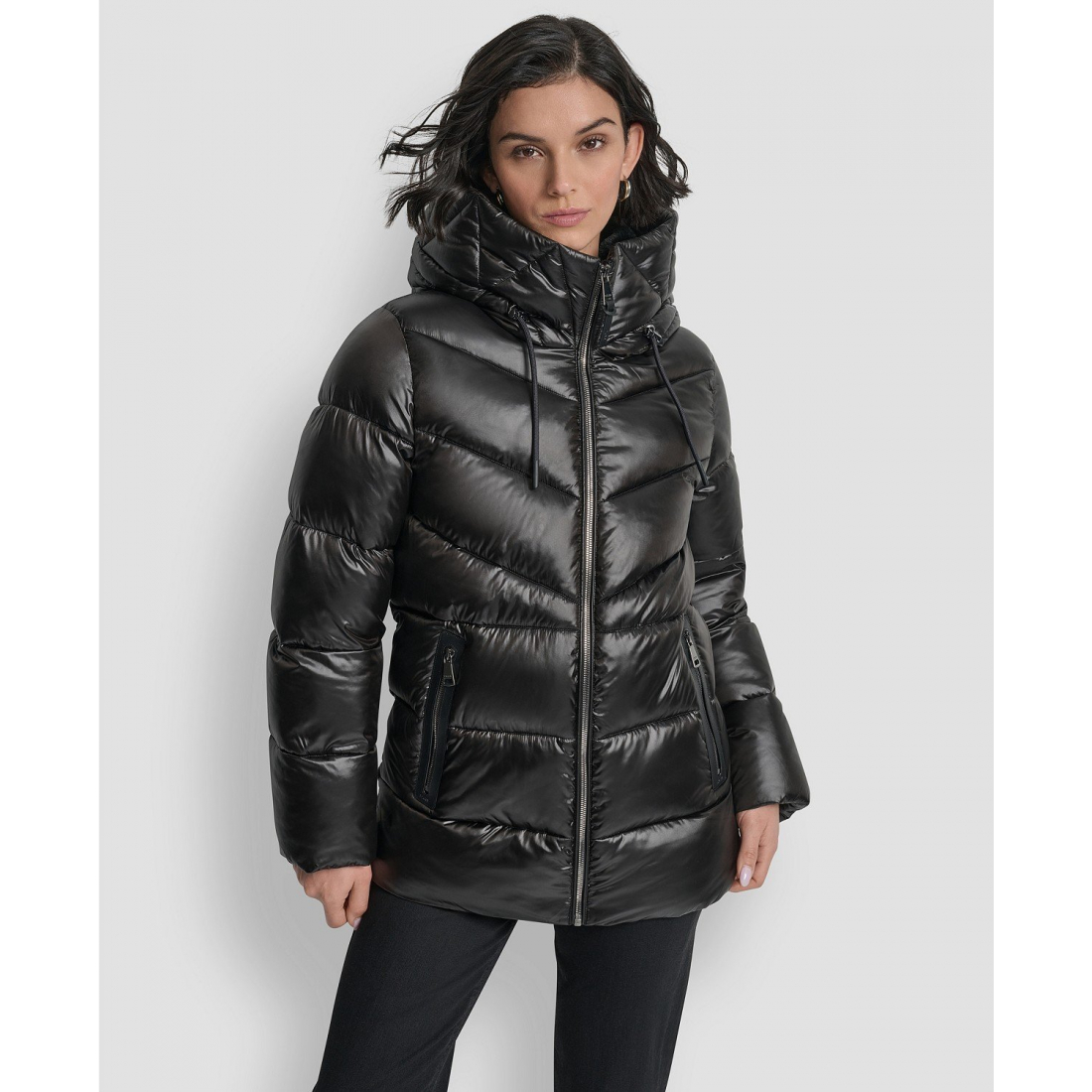 Manteau matelassé 'Shine Hooded' pour Femmes