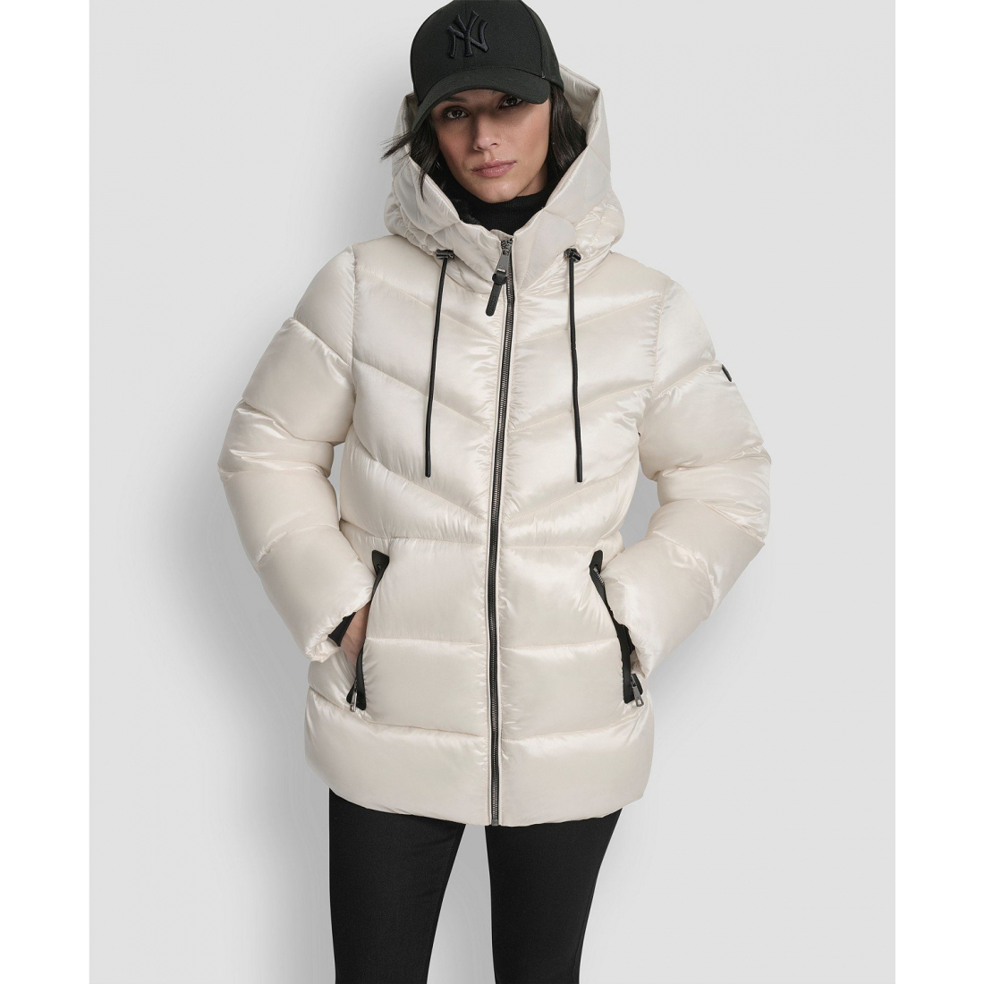 Manteau matelassé 'Shine Hooded' pour Femmes
