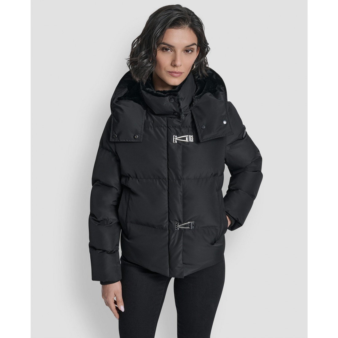Manteau matelassé 'Shirt Toggle Hooded' pour Femmes
