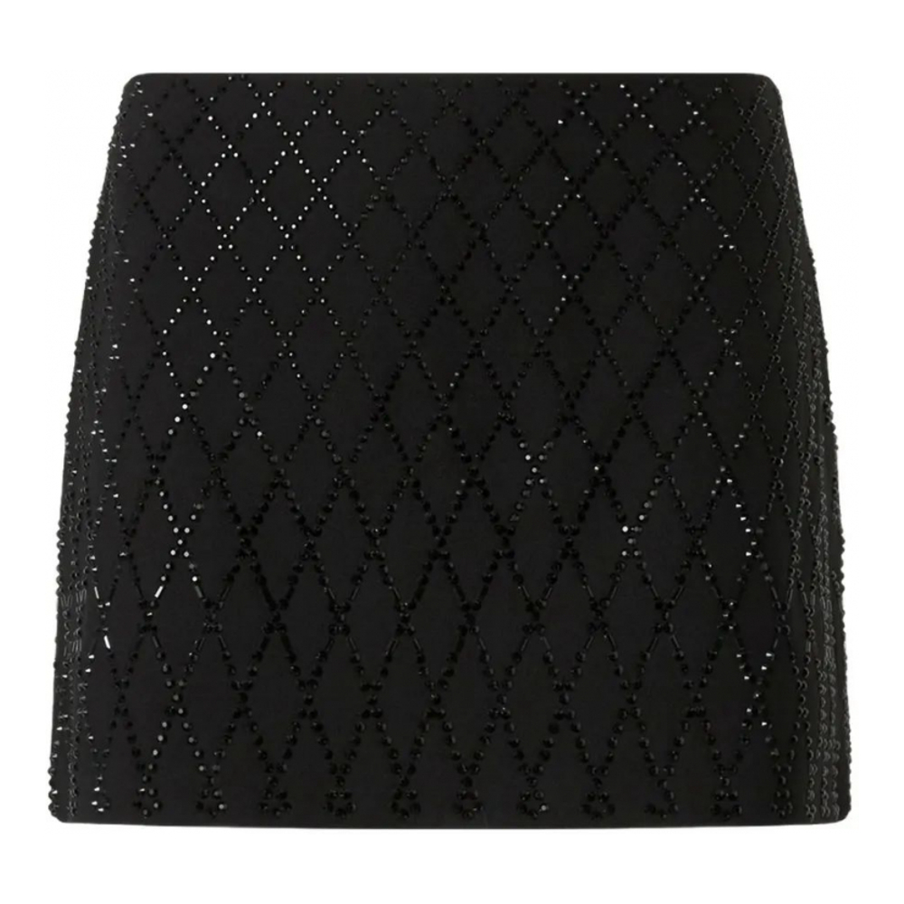 Women's 'Rhinestone-Embellished' Mini Skirt