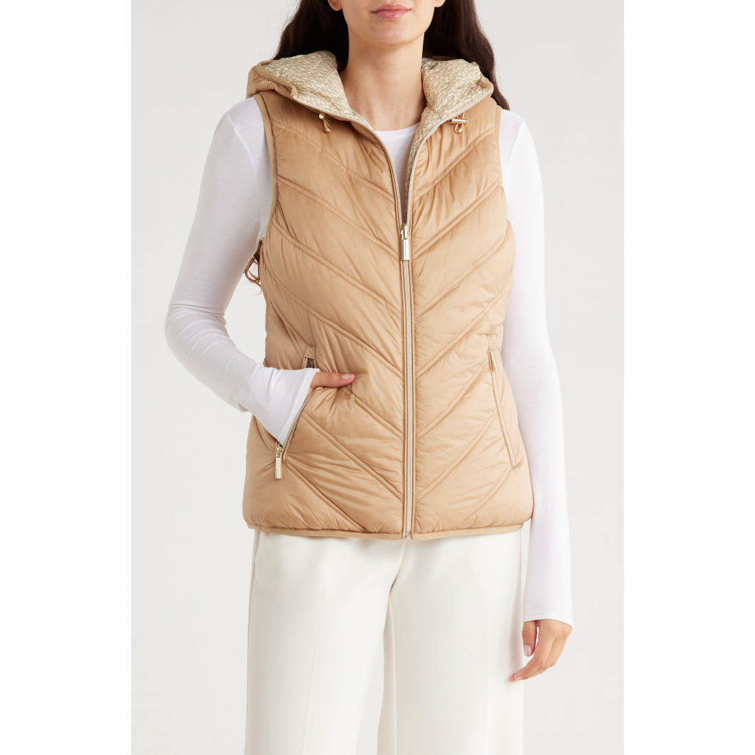 Gilet matelassé 'Water Resistant Reversible Packable' pour Femmes