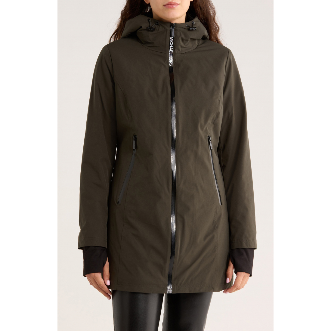 Veste 'Water Resistant Faux Fur Lined Hood Insulated Softshell' pour Femmes