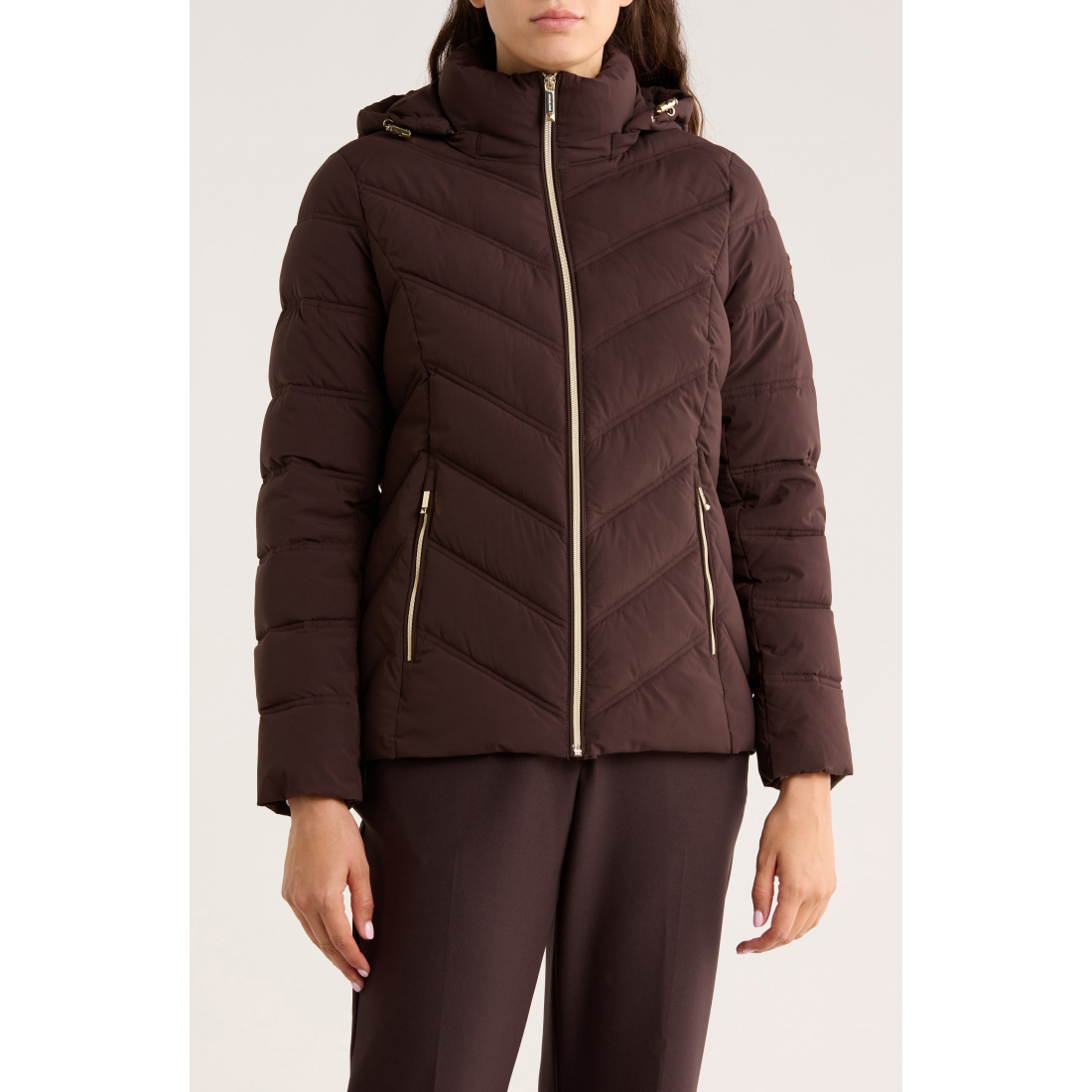 Veste matelassée 'Water Resistant Chevron' pour Femmes