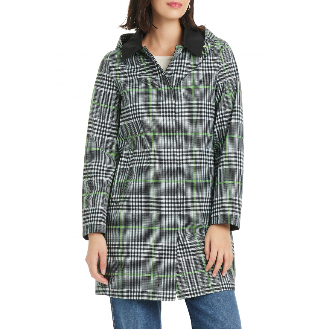 'Plaid Short' Regenjacke  für Damen