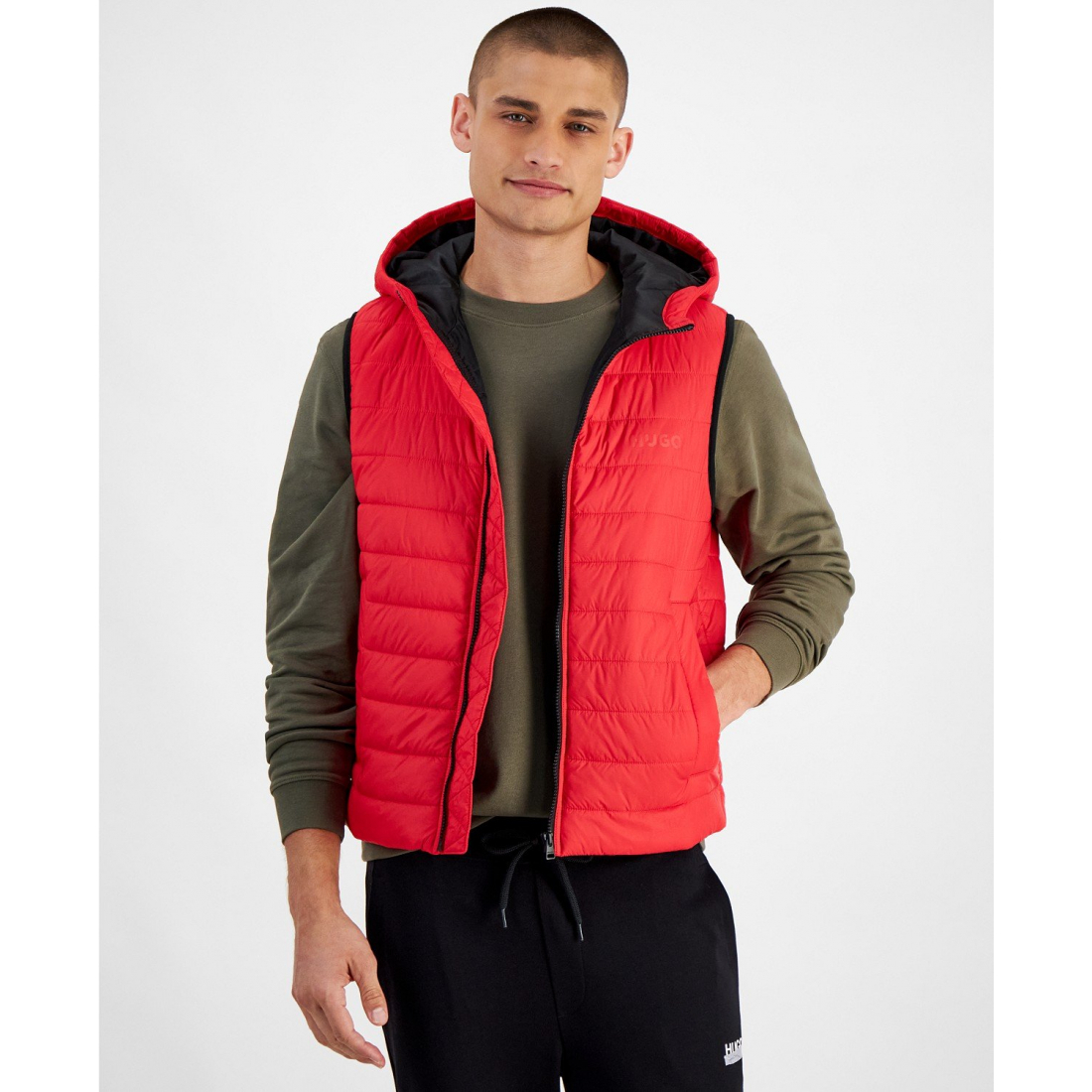 Gilet matelassé 'Barvino2435 Slim-Fit Full-Zip Liner' pour Hommes