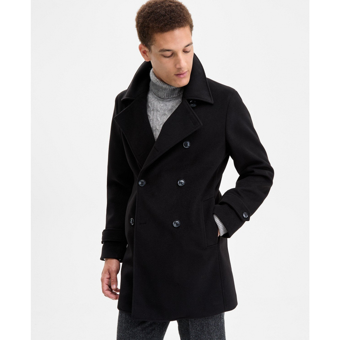 Manteau 'Classic-Fit Double Breasted' pour Hommes