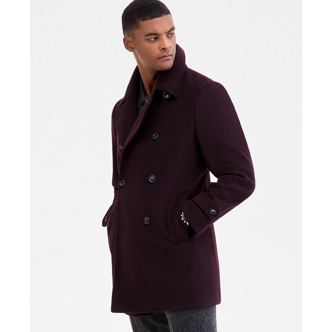 Manteau 'Classic-Fit Double Breasted' pour Hommes