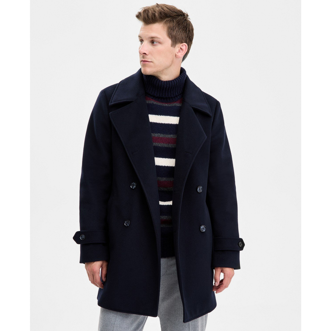 Manteau 'Classic-Fit Double Breasted' pour Hommes