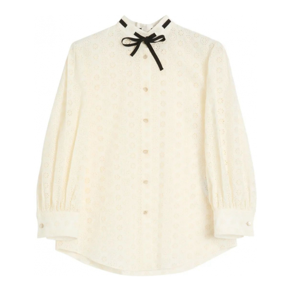 Chemise 'Embroidered Button-Up' pour Femmes