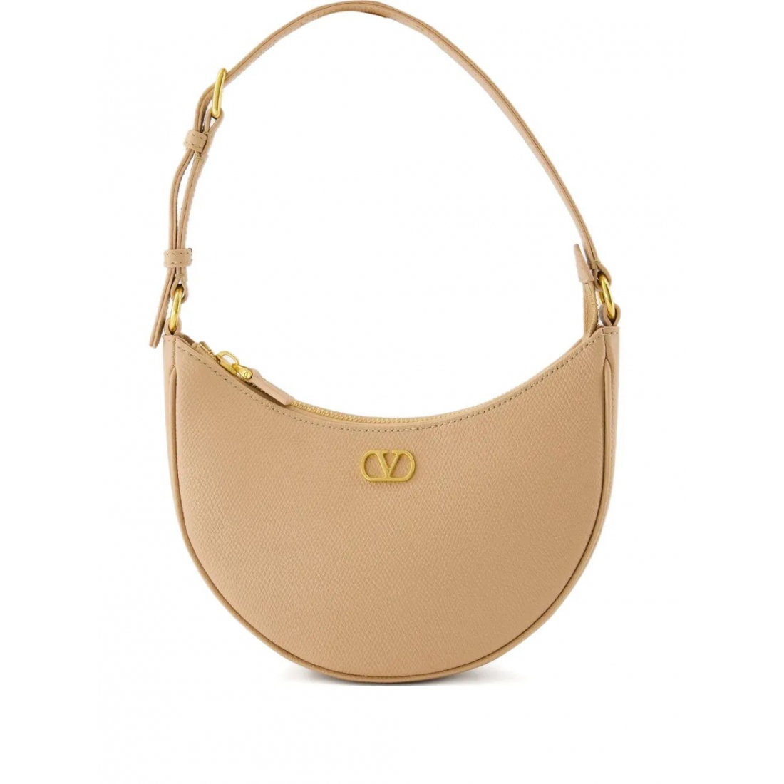 Sac à bandoulière 'Le Mini Sac Crescent-Shaped Zip-Top' pour Femmes