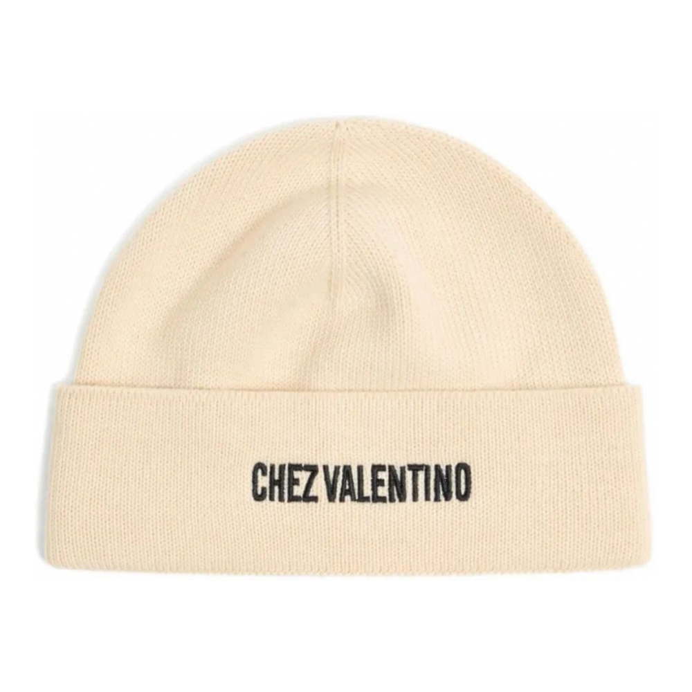 Bonnet 'Embroidered Ribbed' pour Hommes