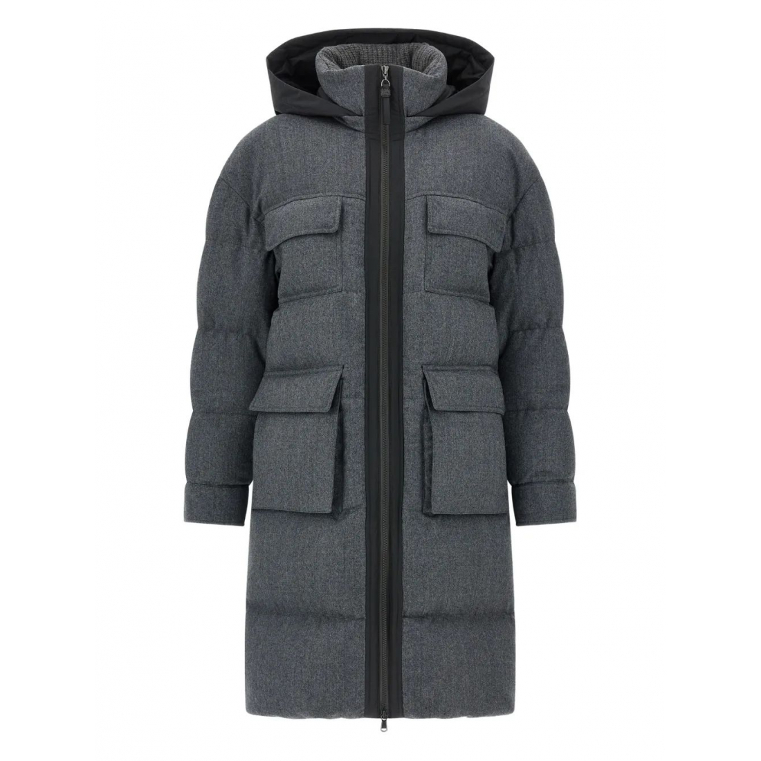 Doudoune en plumes 'Shiny Zipper Pull' pour Femmes