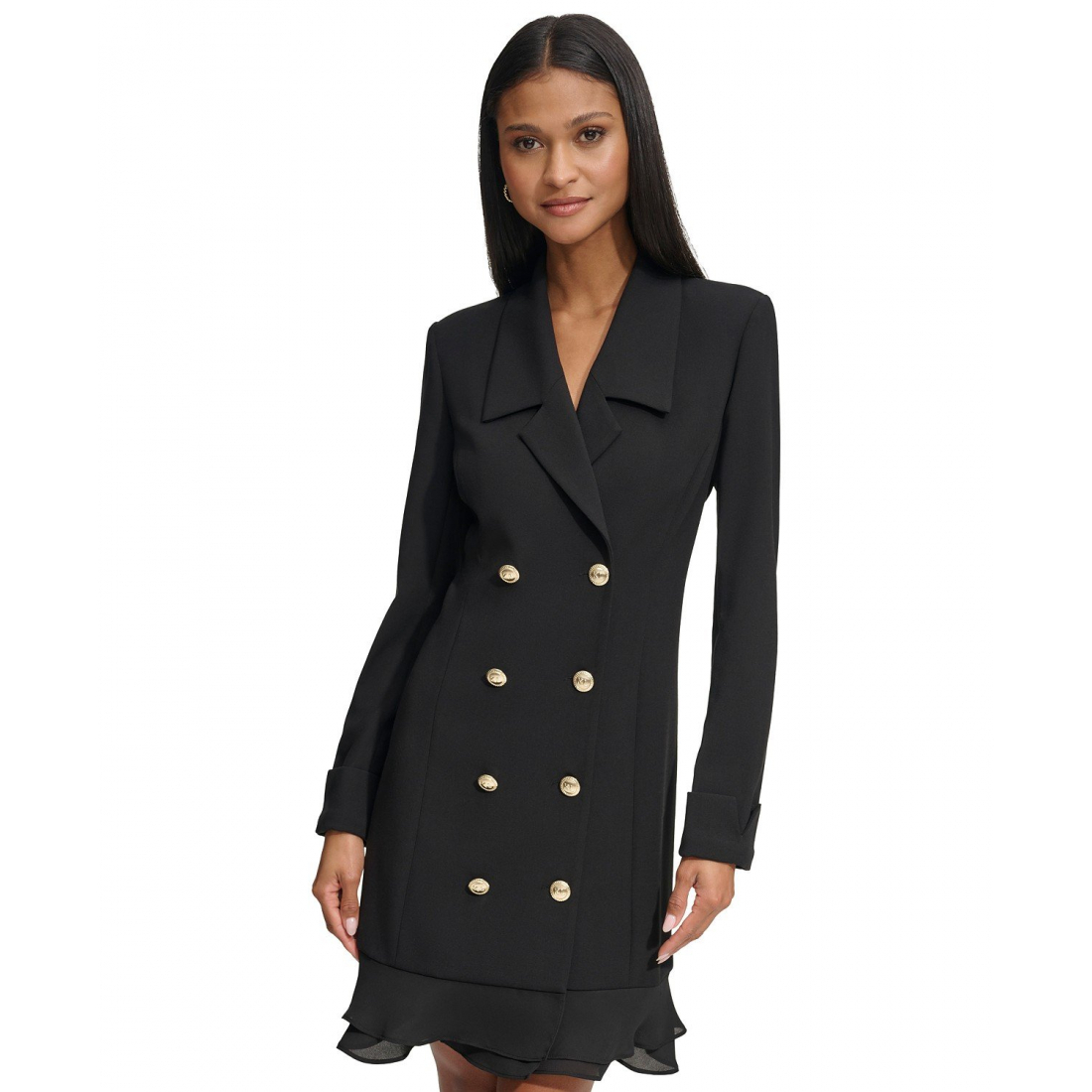 Robe blazer 'Chiffon-Hem' pour Femmes