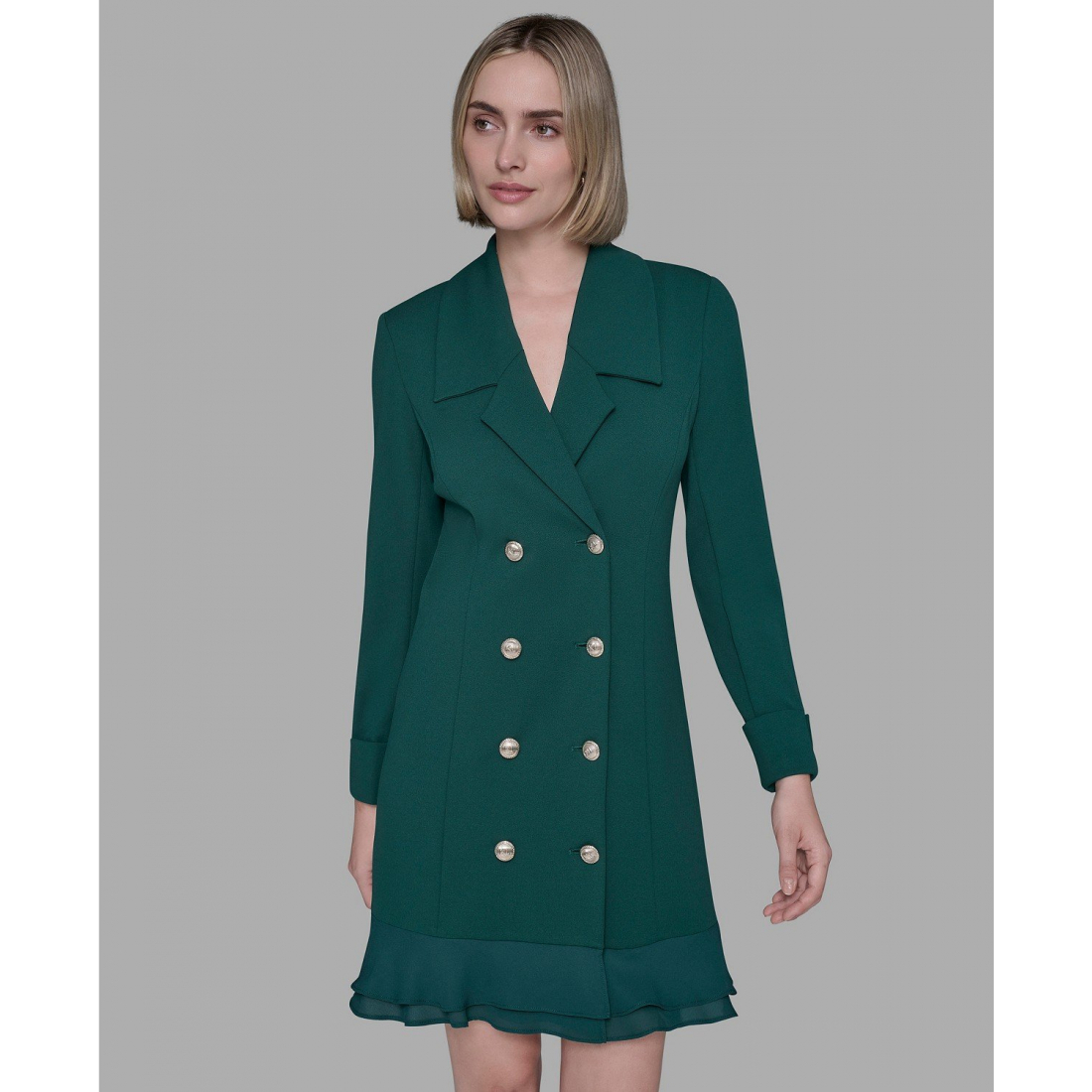 Robe blazer 'Chiffon-Hem' pour Femmes