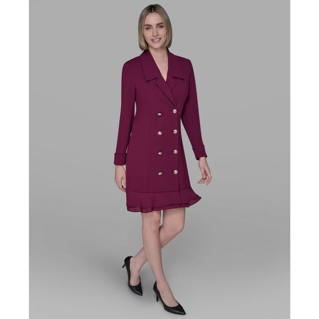 Robe blazer 'Chiffon-Hem' pour Femmes