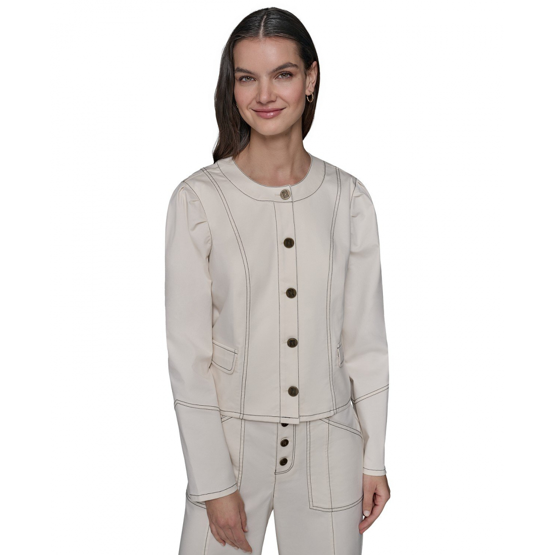 Veste en jeans 'Cropped' pour Femmes