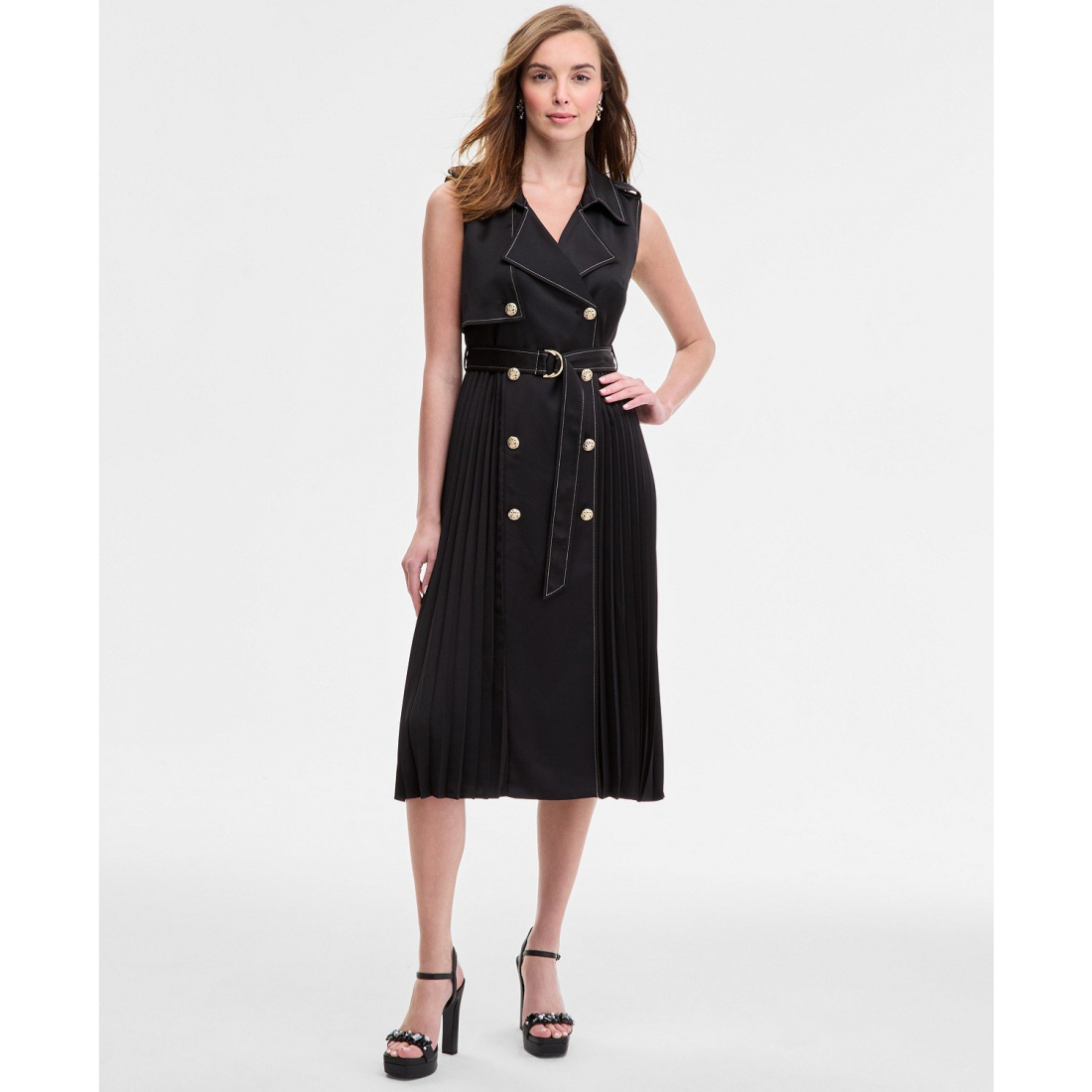 Women's 'Satin-Back Crepe' Midi Dress