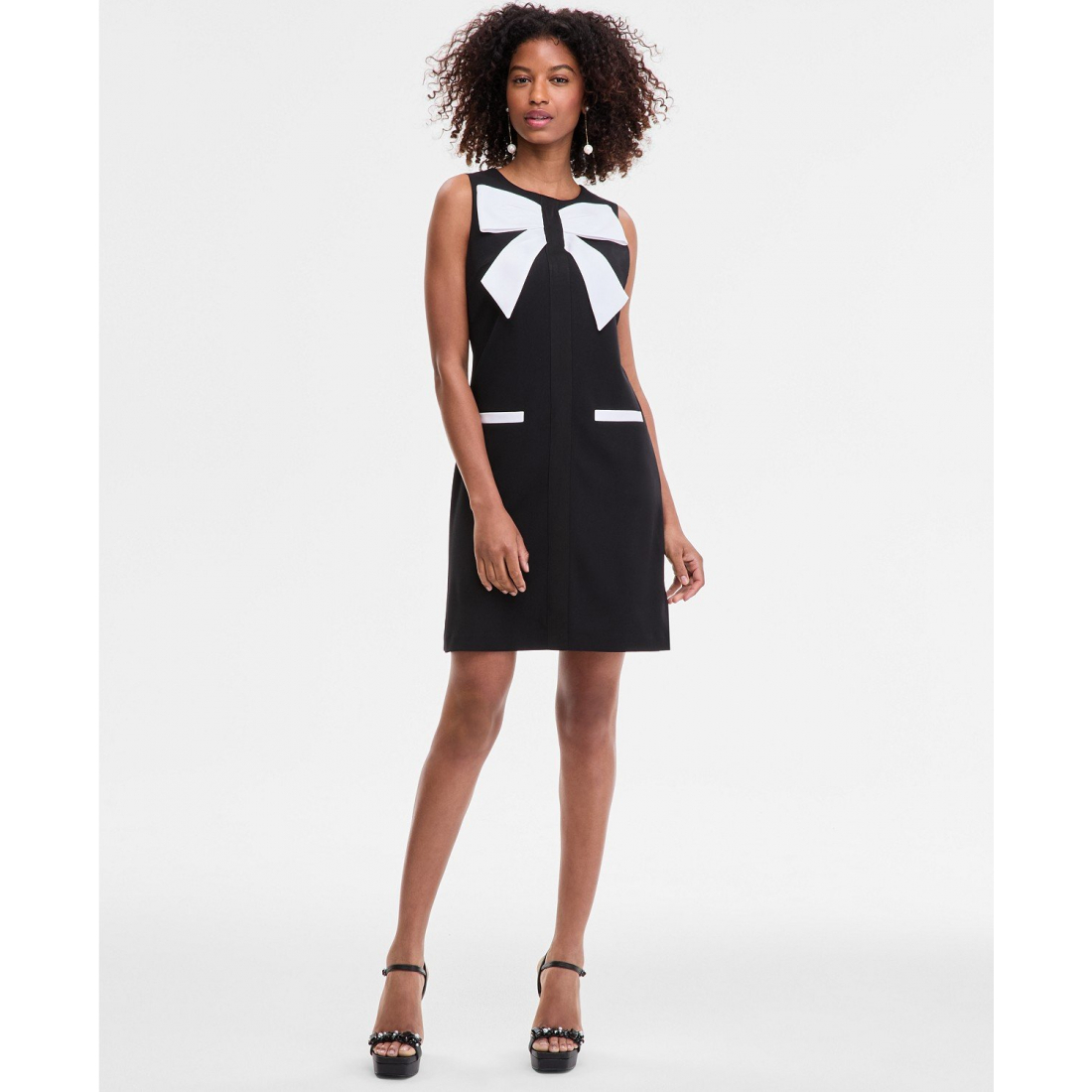 Women's 'Bow-Front Scuba-Crepe Sheath' Mini Dress