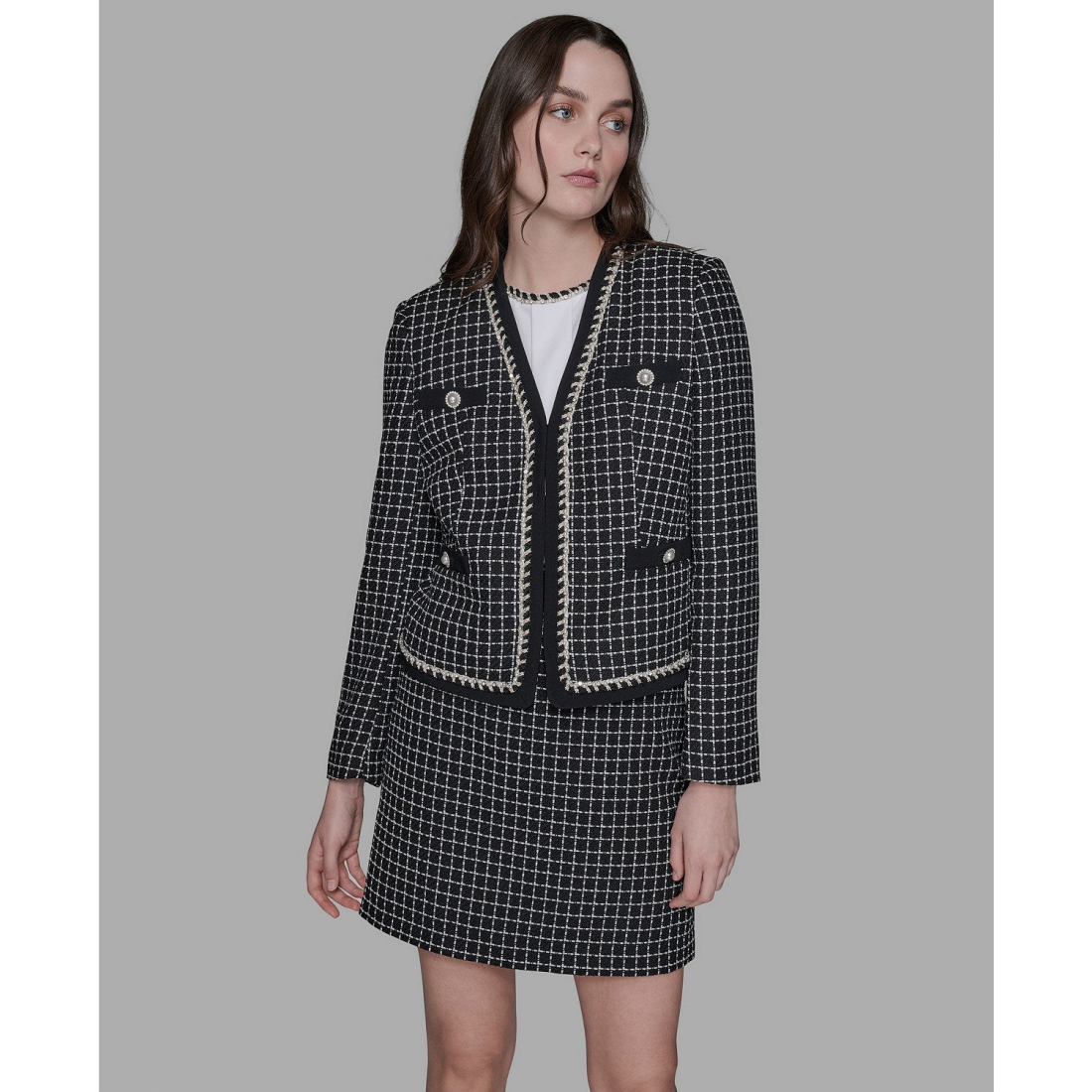 Veste 'Embellished Tweed' pour Femmes
