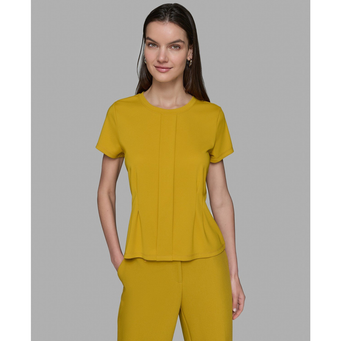 Blouse à manches courtes 'Pleated' pour Femmes