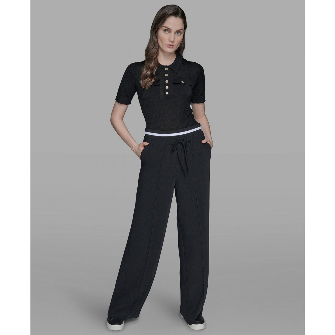 Pantalon 'Bi-Stretch Wide-Leg Pants' pour Femmes