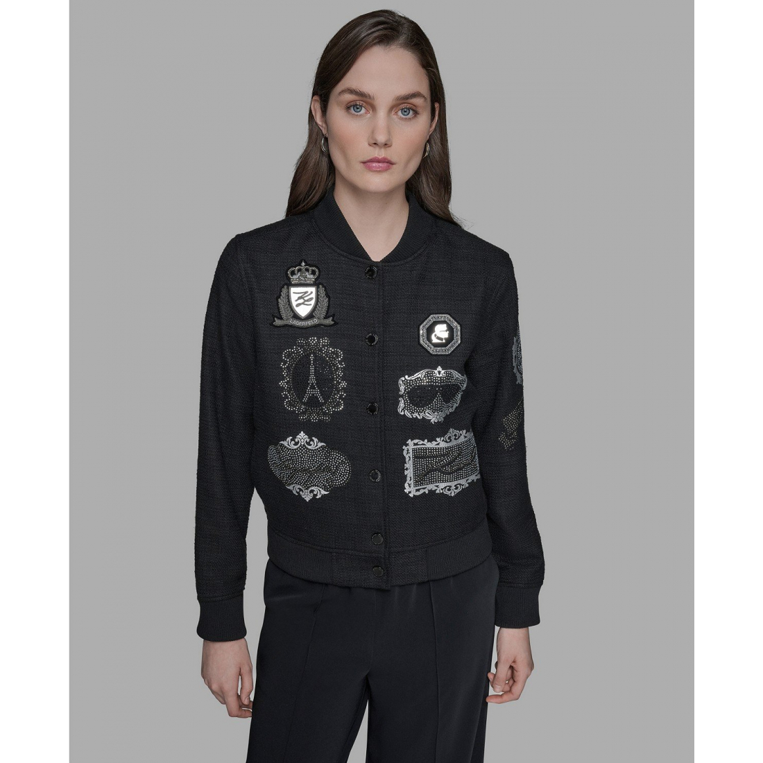 Blouson bomber 'Patch' pour Femmes