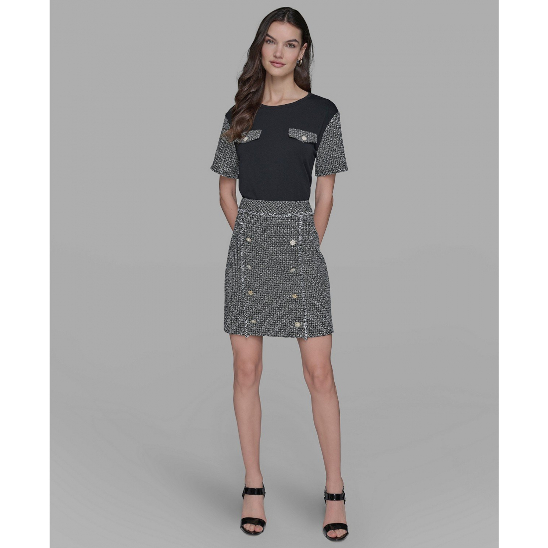 Jupe crayon 'Tweed Pencil Skirt' pour Femmes