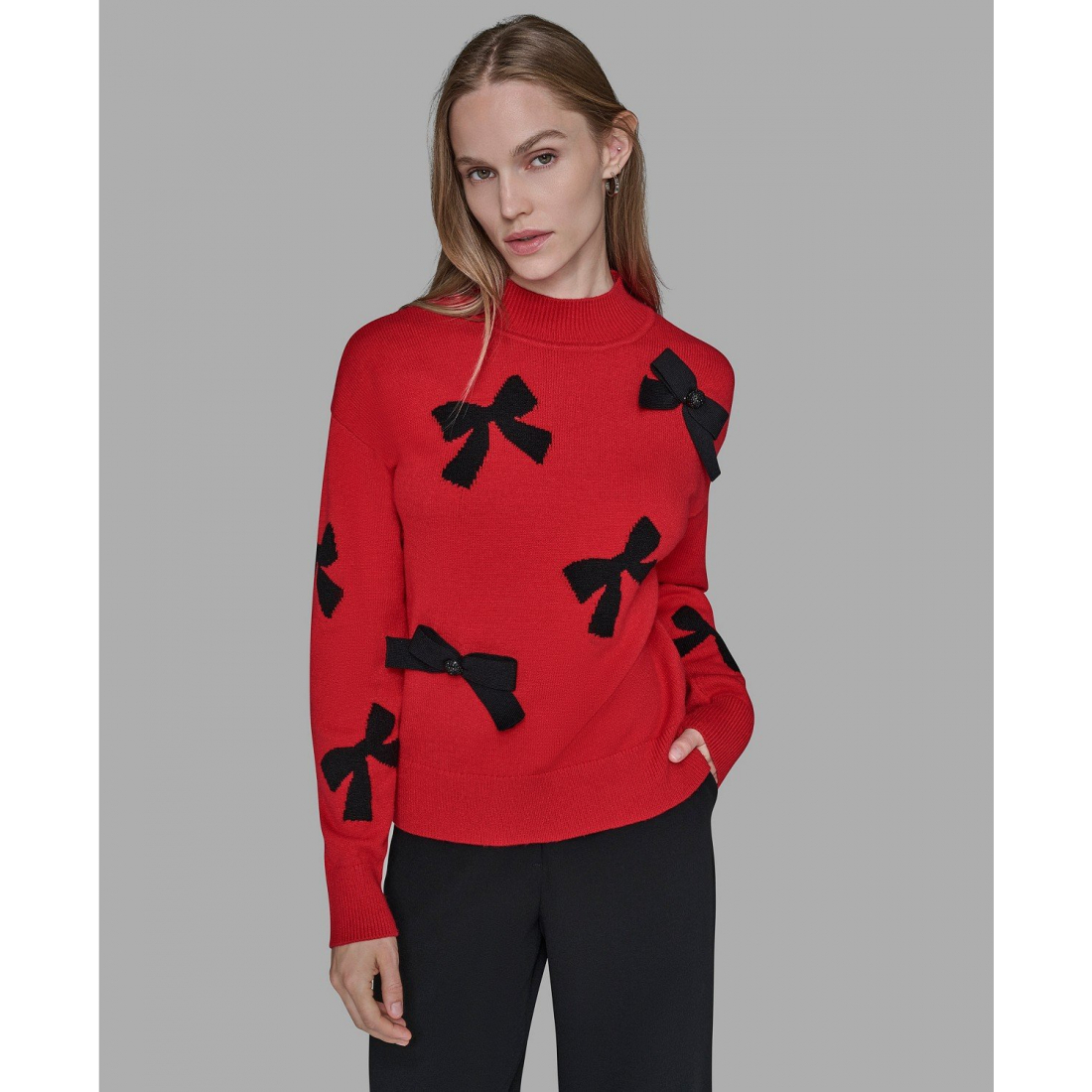 Pull 'All-Over Bow' pour Femmes