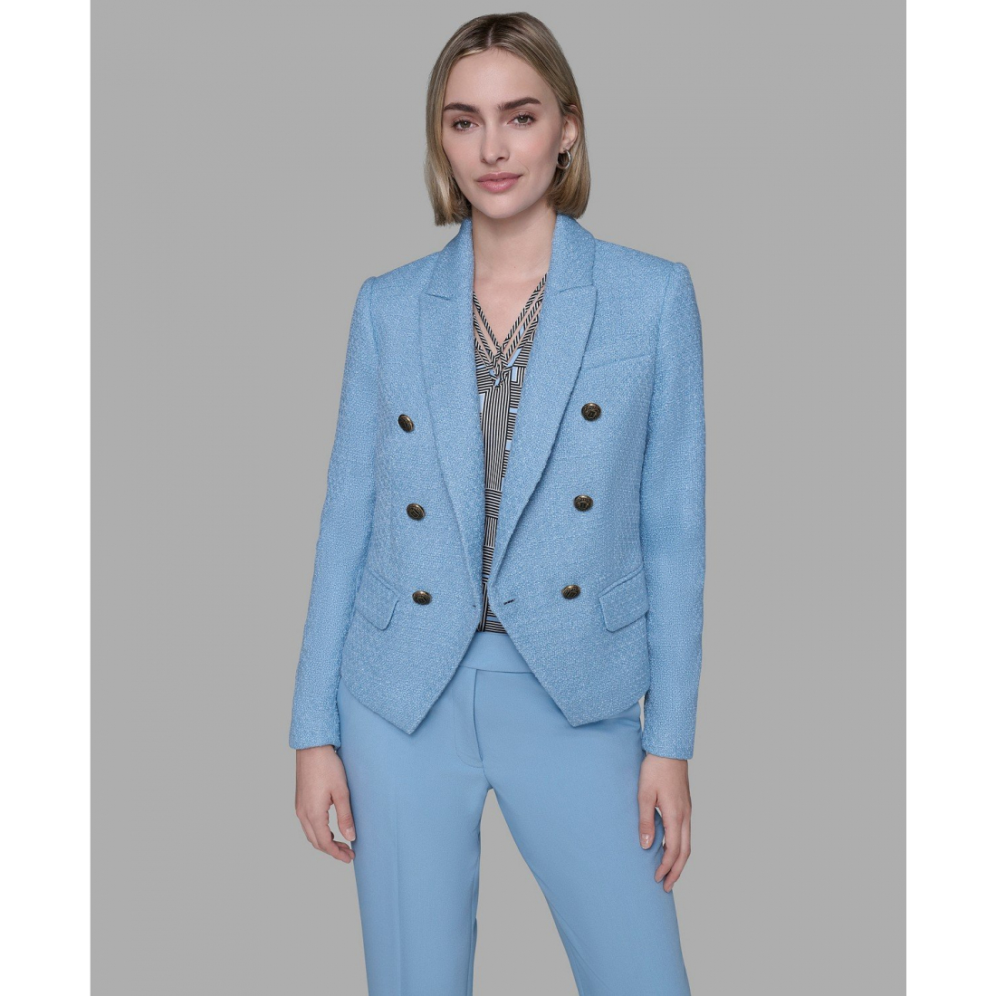 Blazer 'Cropped Long Sleeve Jacket' pour Femmes