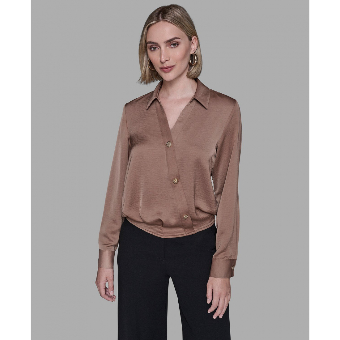 Blouse 'Collared Neck Blouse' pour Femmes