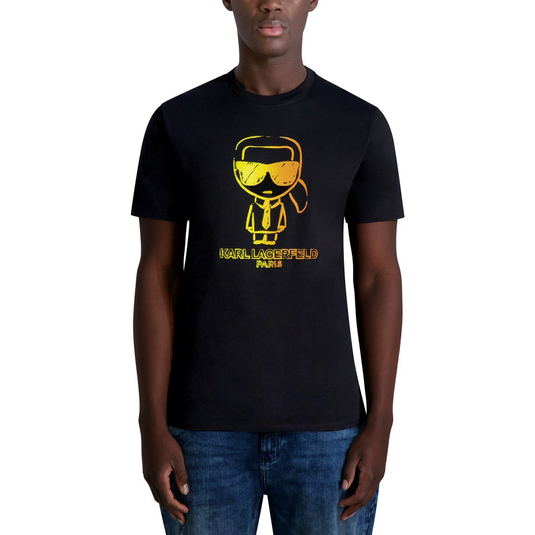 T-shirt 'Outline Character Logo Graphic' pour Hommes