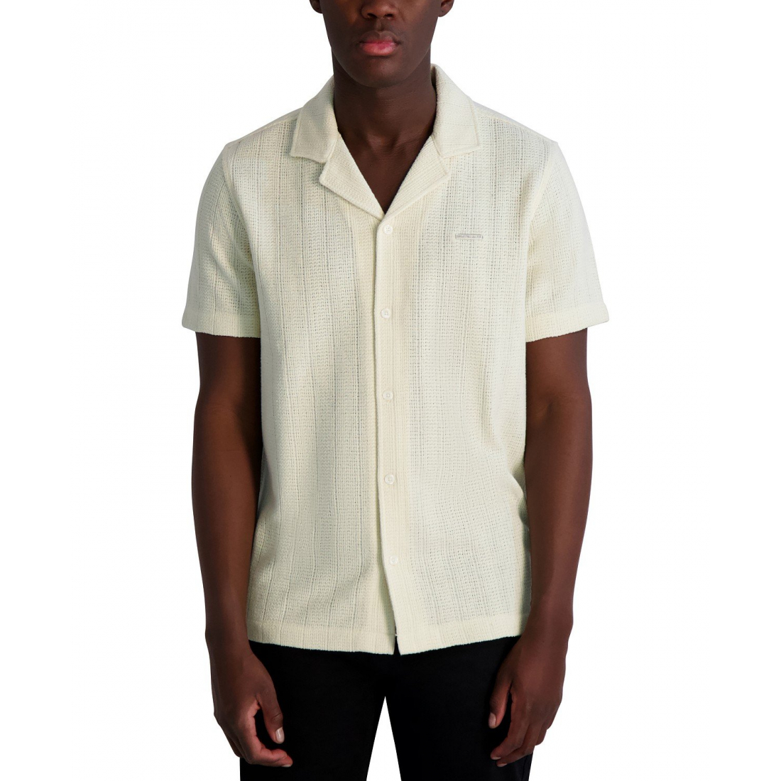 Chemise à manches courtes 'Knit Woven' pour Hommes