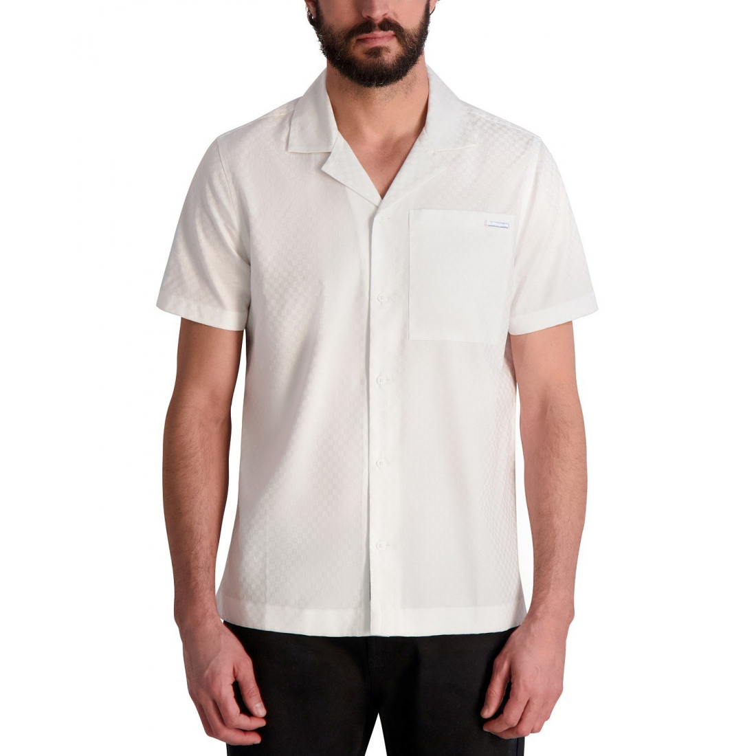 Chemise 'Textured Tonal Checkered' pour Hommes