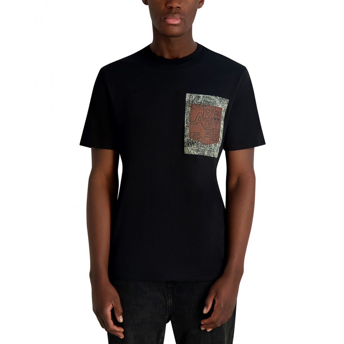 T-shirt 'Thumbprint Detail' pour Hommes