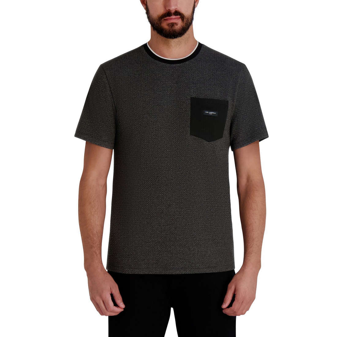 T-shirt 'Textured' pour Hommes