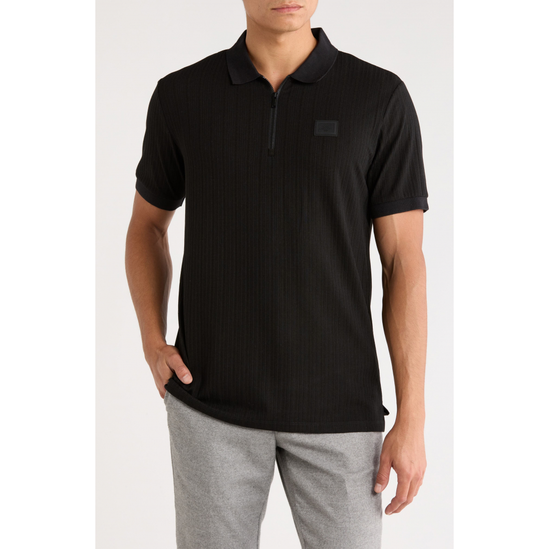 'Performance Quarter Zip' Polohemd für Herren