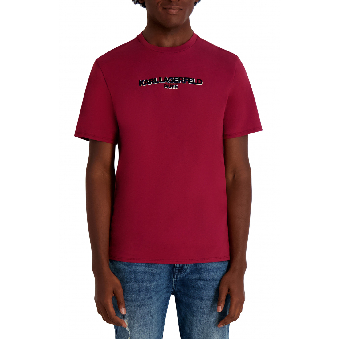 T-shirt 'Flock Logo Graphic' pour Hommes