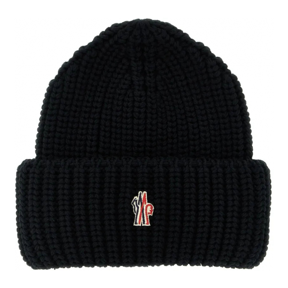Bonnet 'Logo-Patch Ribbed' pour Hommes