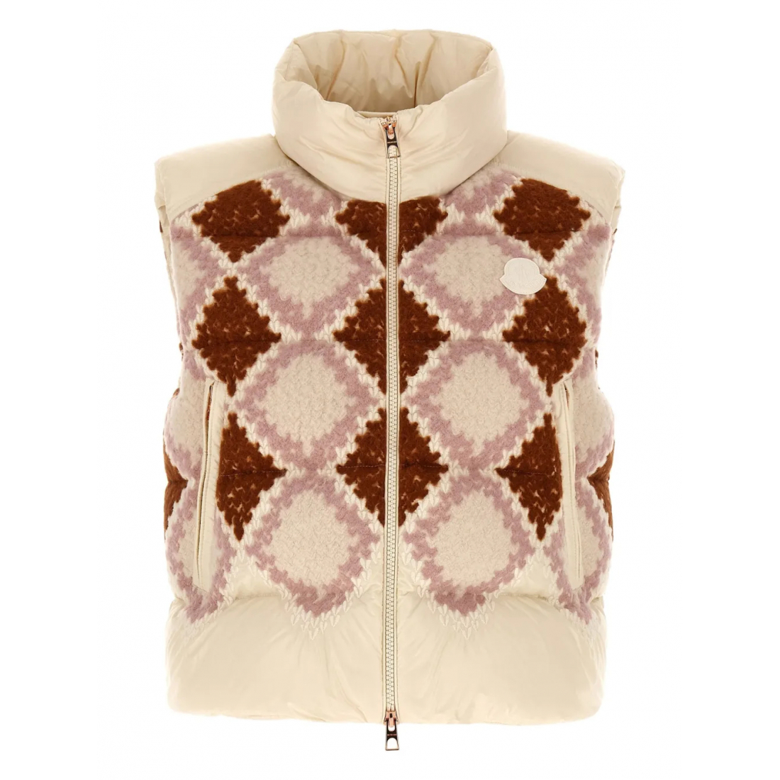 Gilet matelassé 'Armathia Quilted Diamond-Pattern' pour Femmes