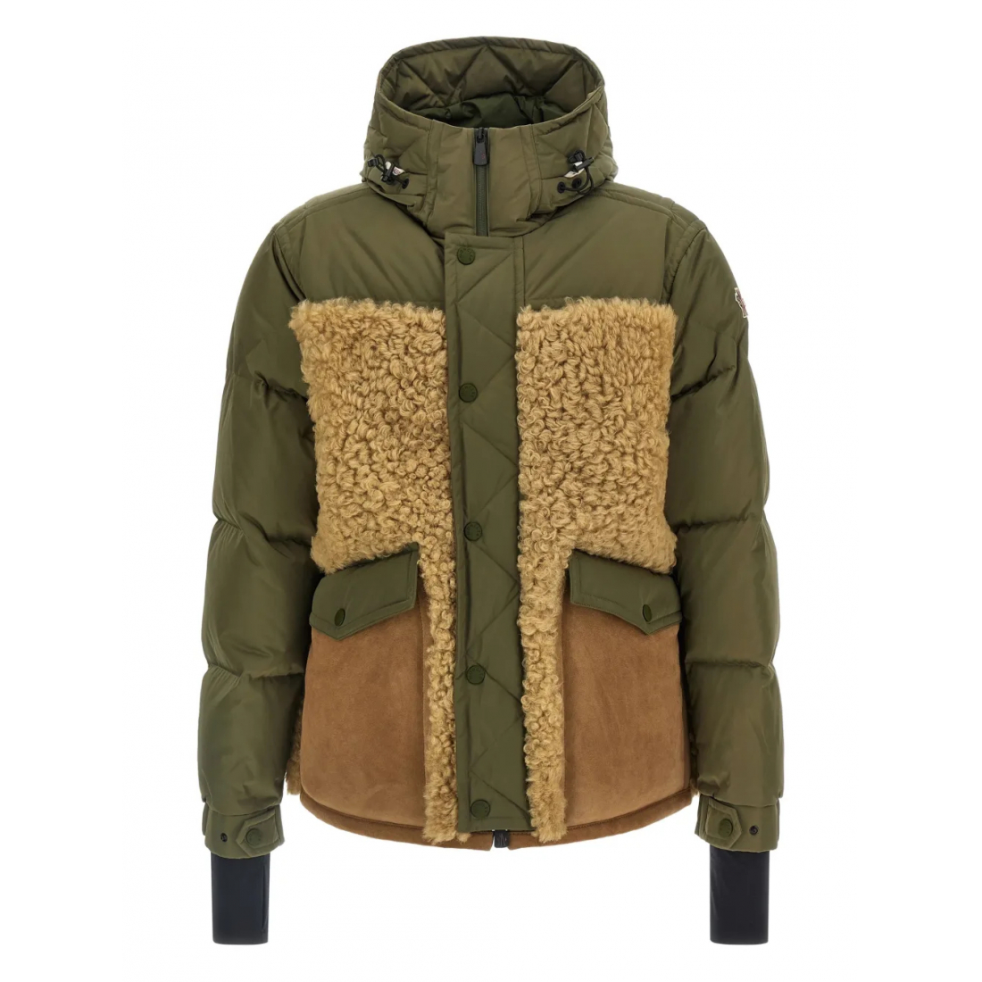 Men's 'Grifford Shearling-Panels' Puffer Jacket