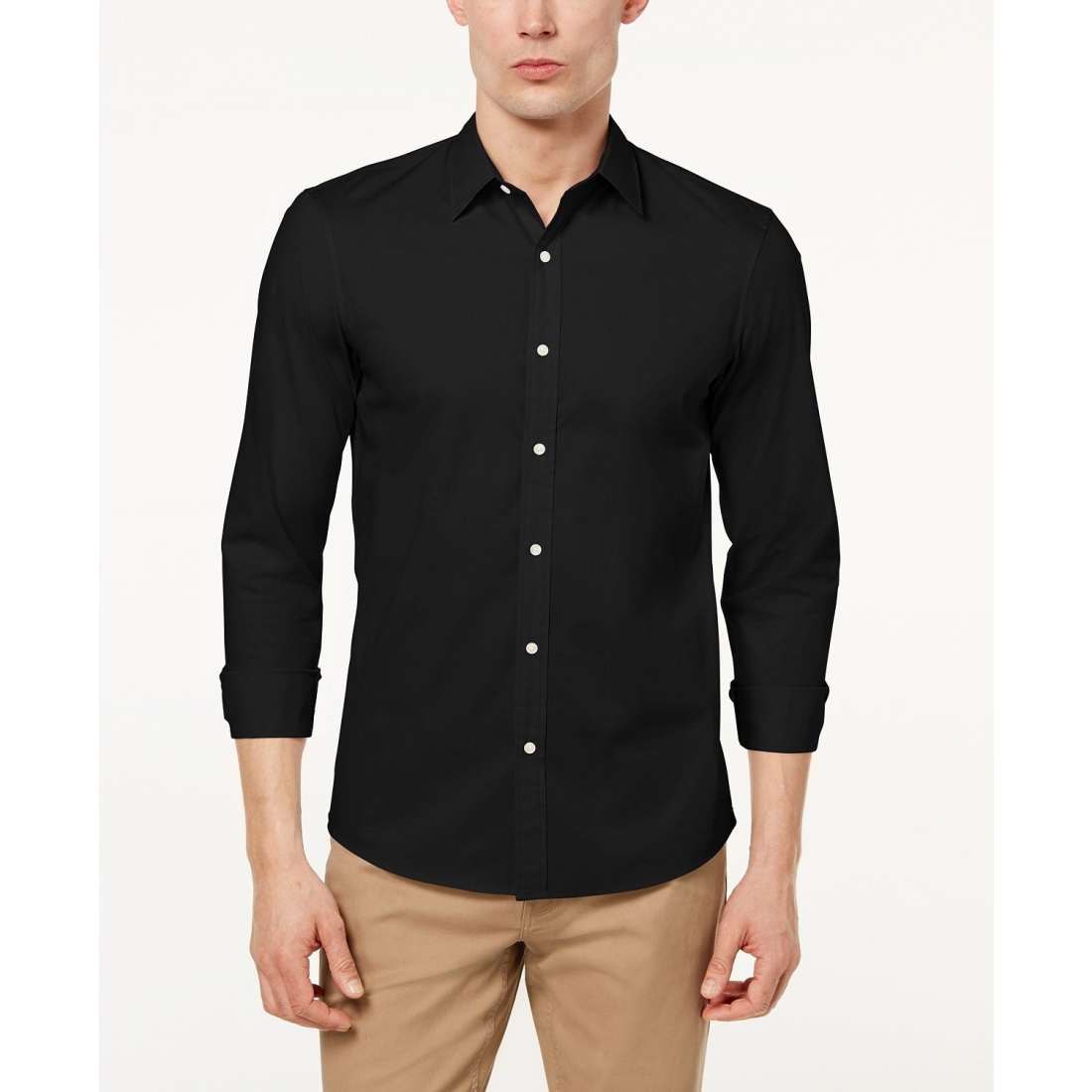 Chemise 'Stretch Button-Front' pour Hommes