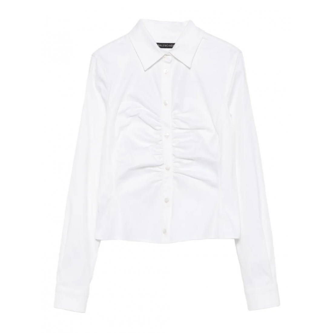 'Ruched' Hemd für Damen