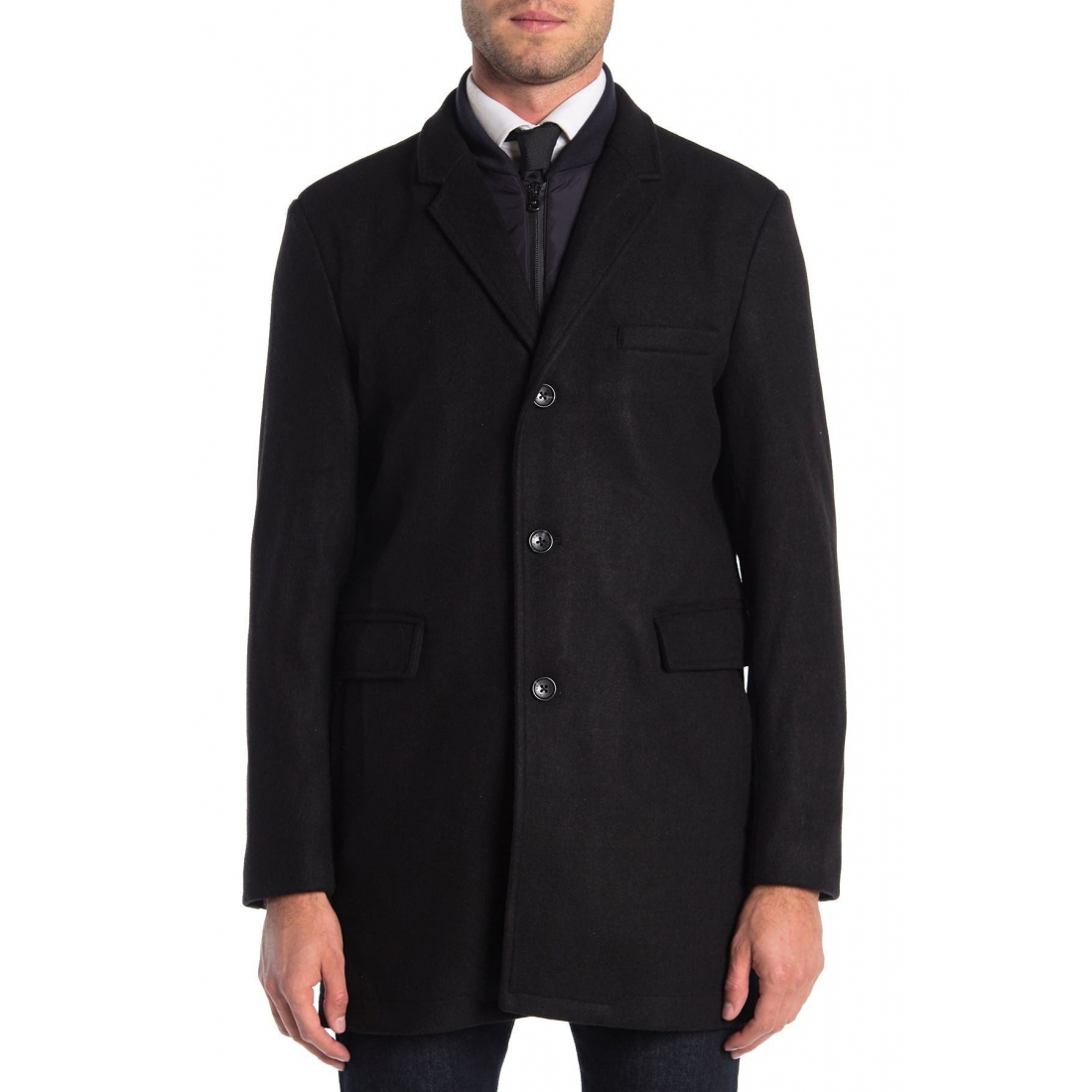 Manteau 'Ghent Felted Slim Fit Dickey' pour Hommes