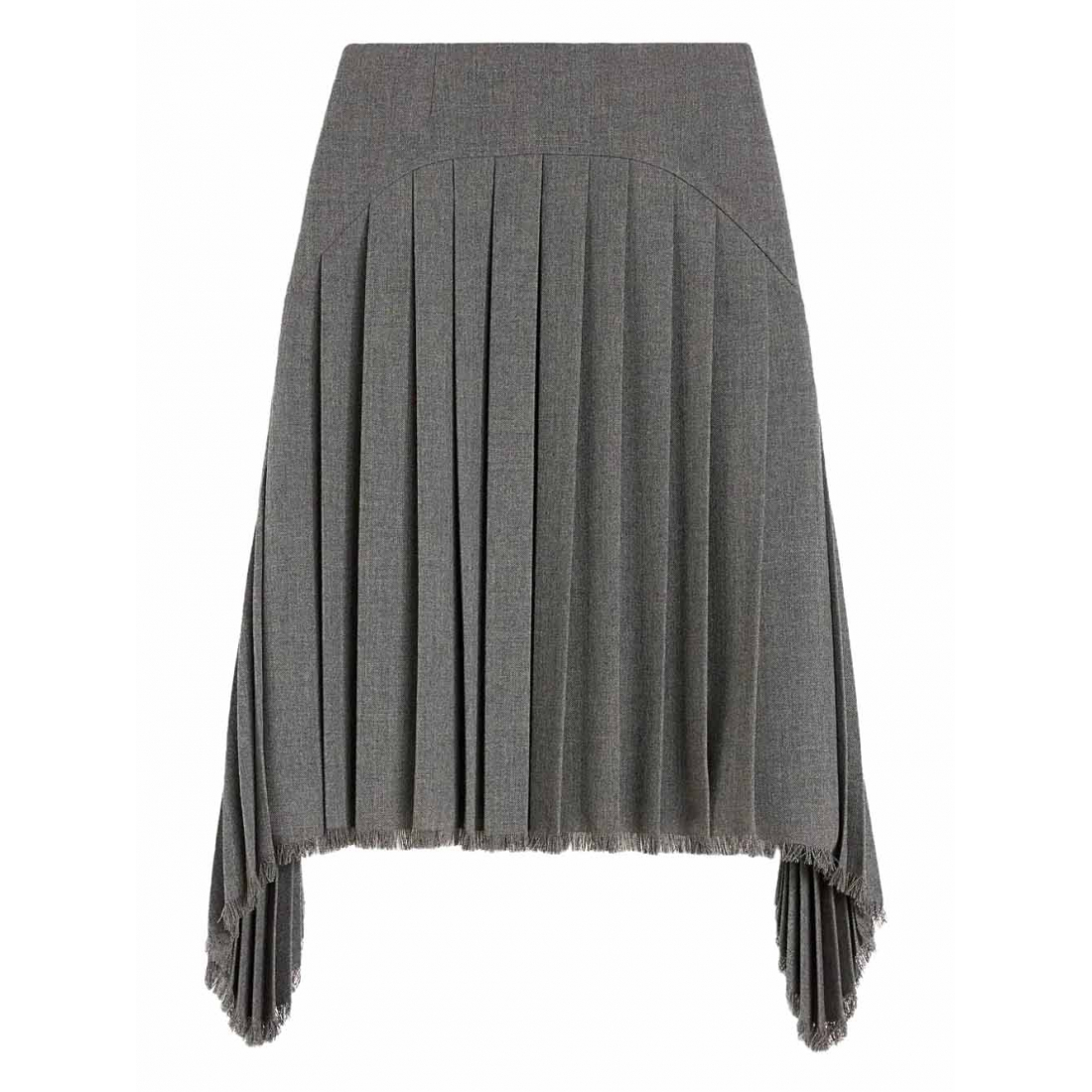 Jupe Midi 'Pleated' pour Femmes