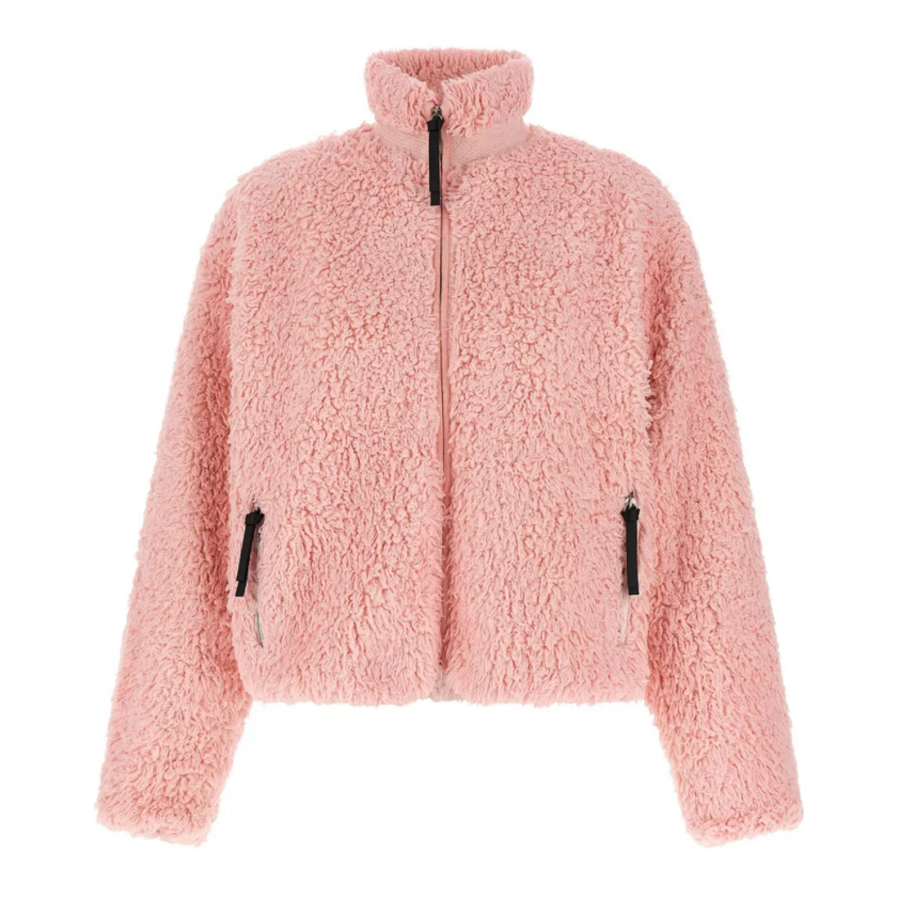 Veste 'Teddy-Effect Zip-Front' pour Femmes