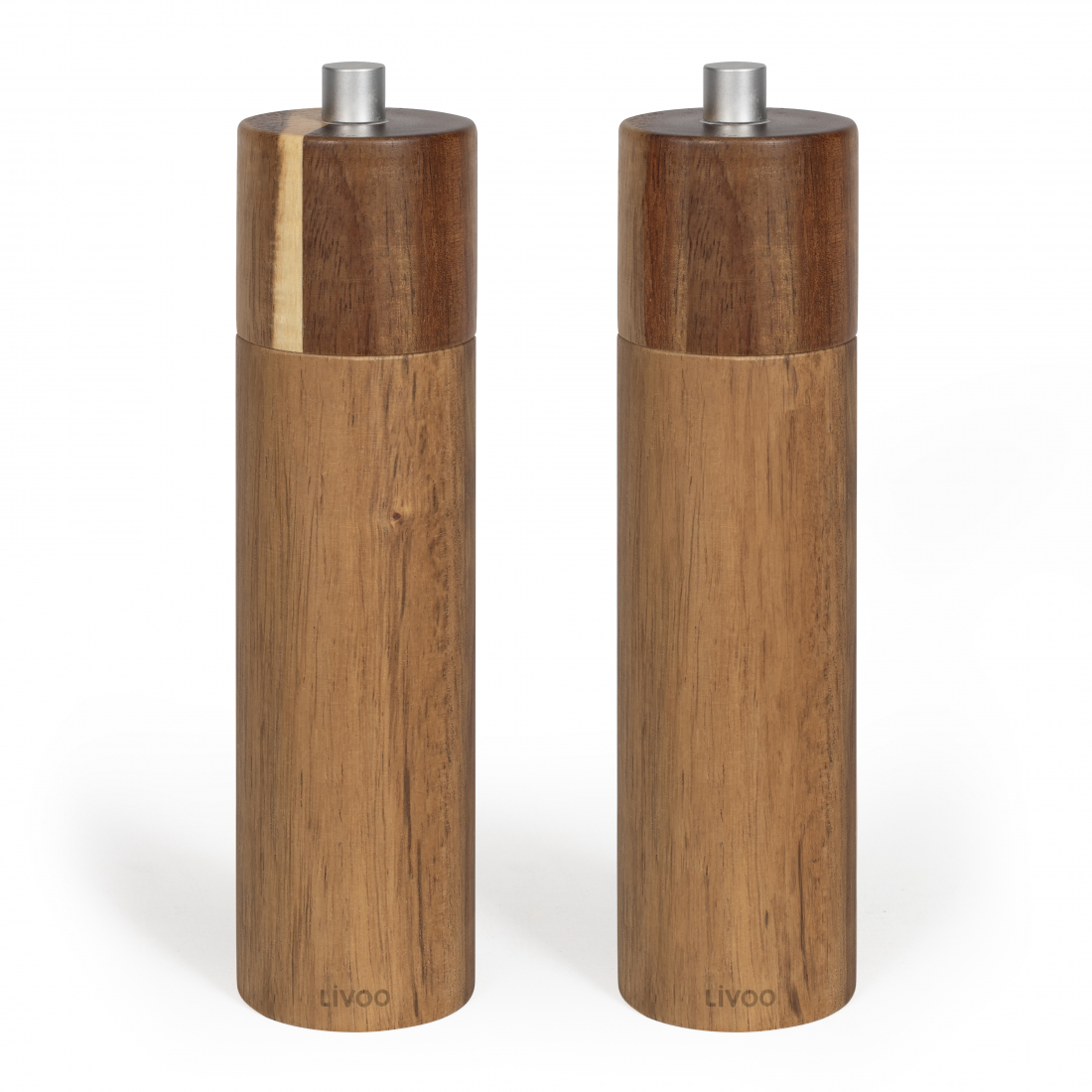 Set de 2 moulins sel et poivre manuels