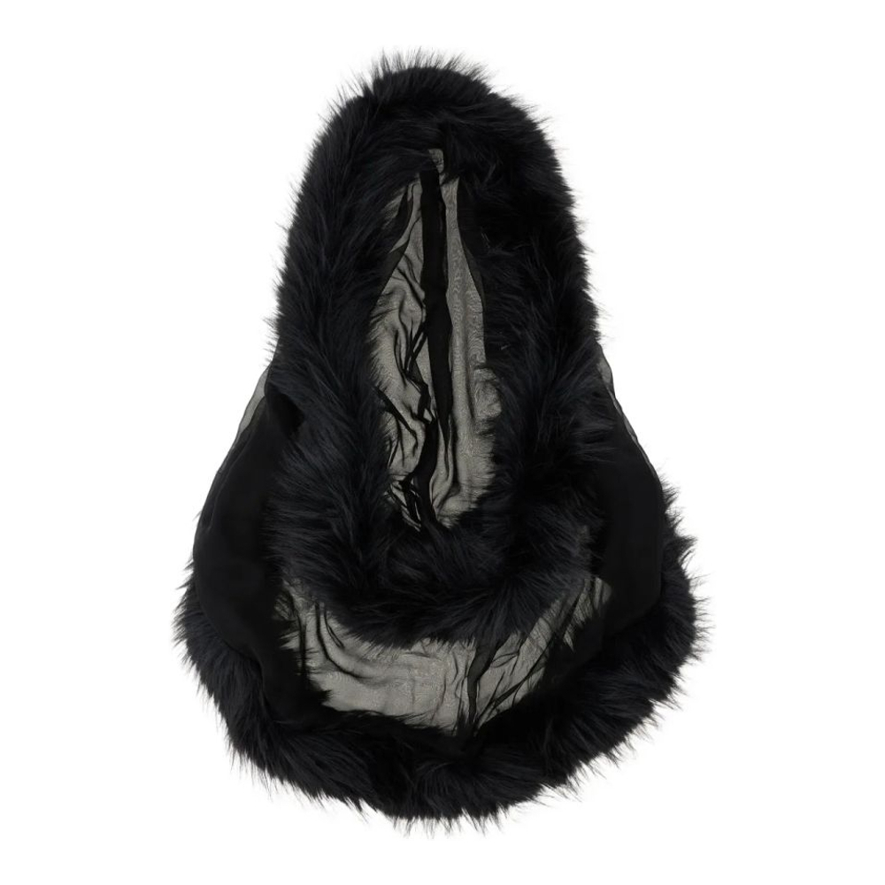 Col 'Silk Chiffon Hooded' pour Femmes