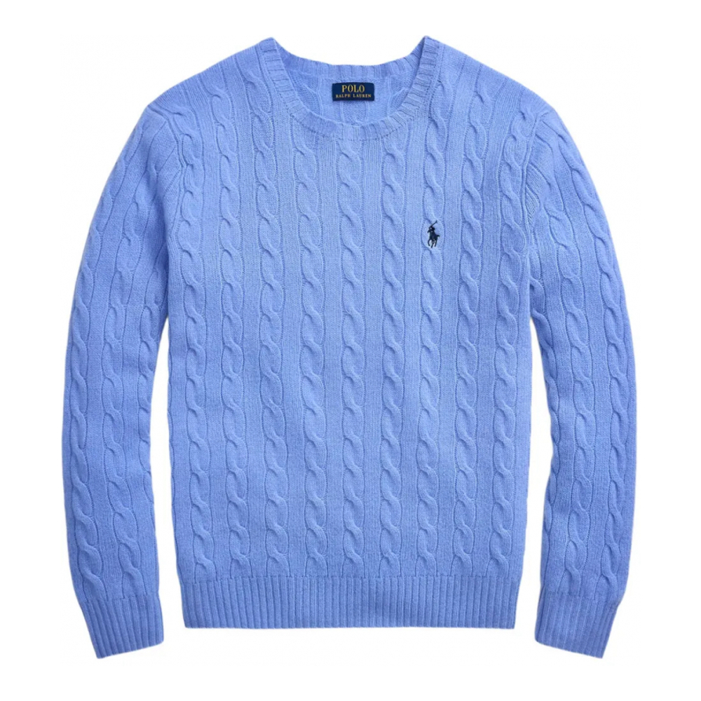 Pull en cachemire 'Cable-Knit' pour Hommes